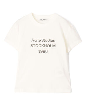 Acne Studios コットンリネン ロゴTシャツ