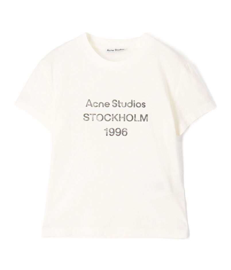 Acne Studios コットンリネン ロゴTシャツ