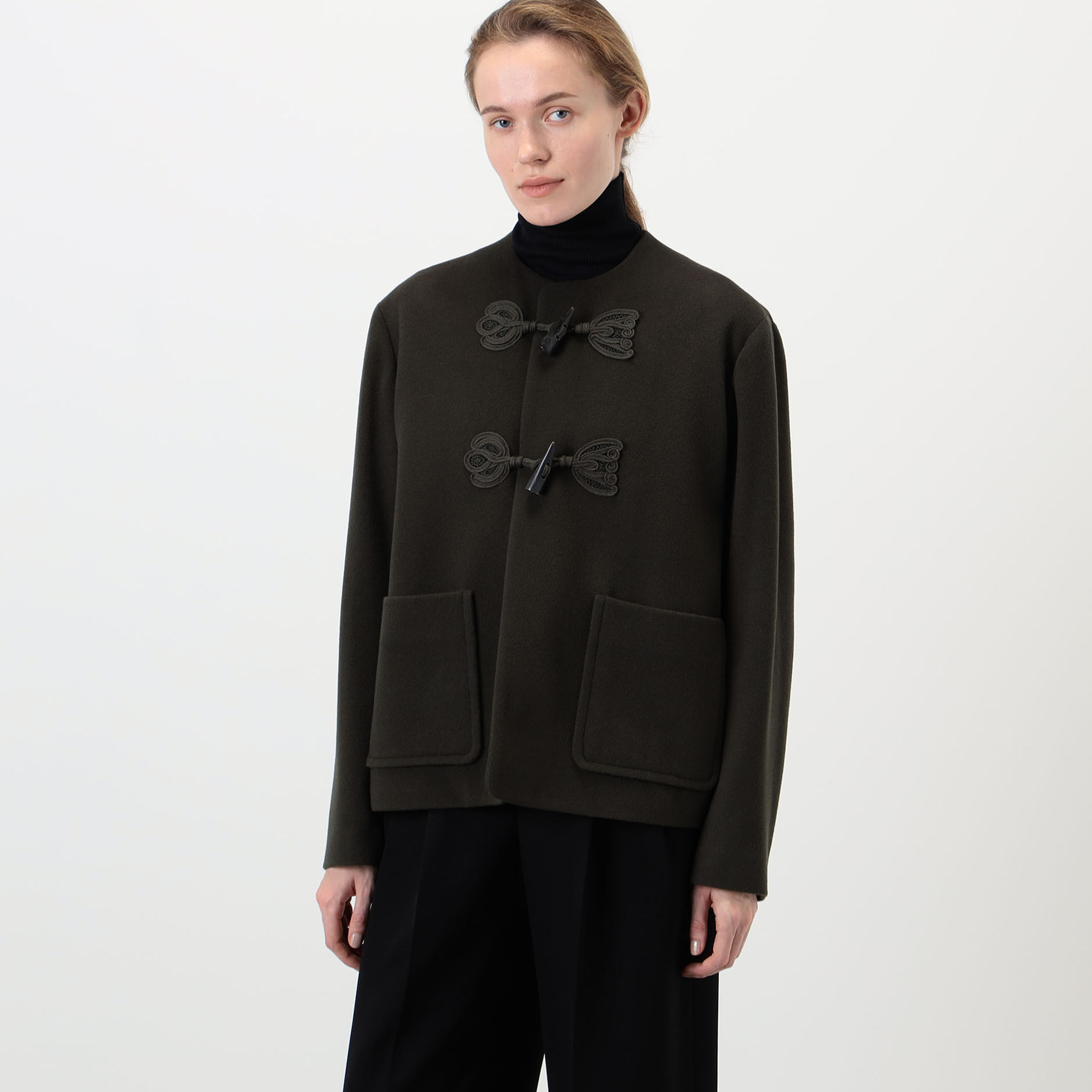 Mame Kurogouchi Cording Short Duffle Coat ダッフル ショートコート