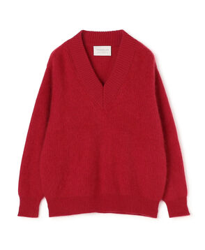 【WEB先行予約】TOMORROWLAND tricot ウールファー Vネックプルオーバーニット