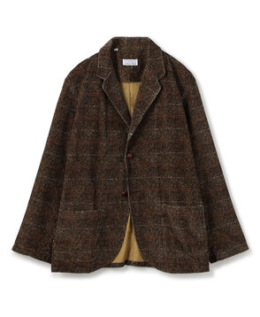 【別注】Salbatore Piccolo コットンコーデュロイプリント シングルブレステッド 2Bジャケット