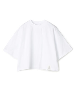 HYKE CROPPED SHORT-SLV TEE