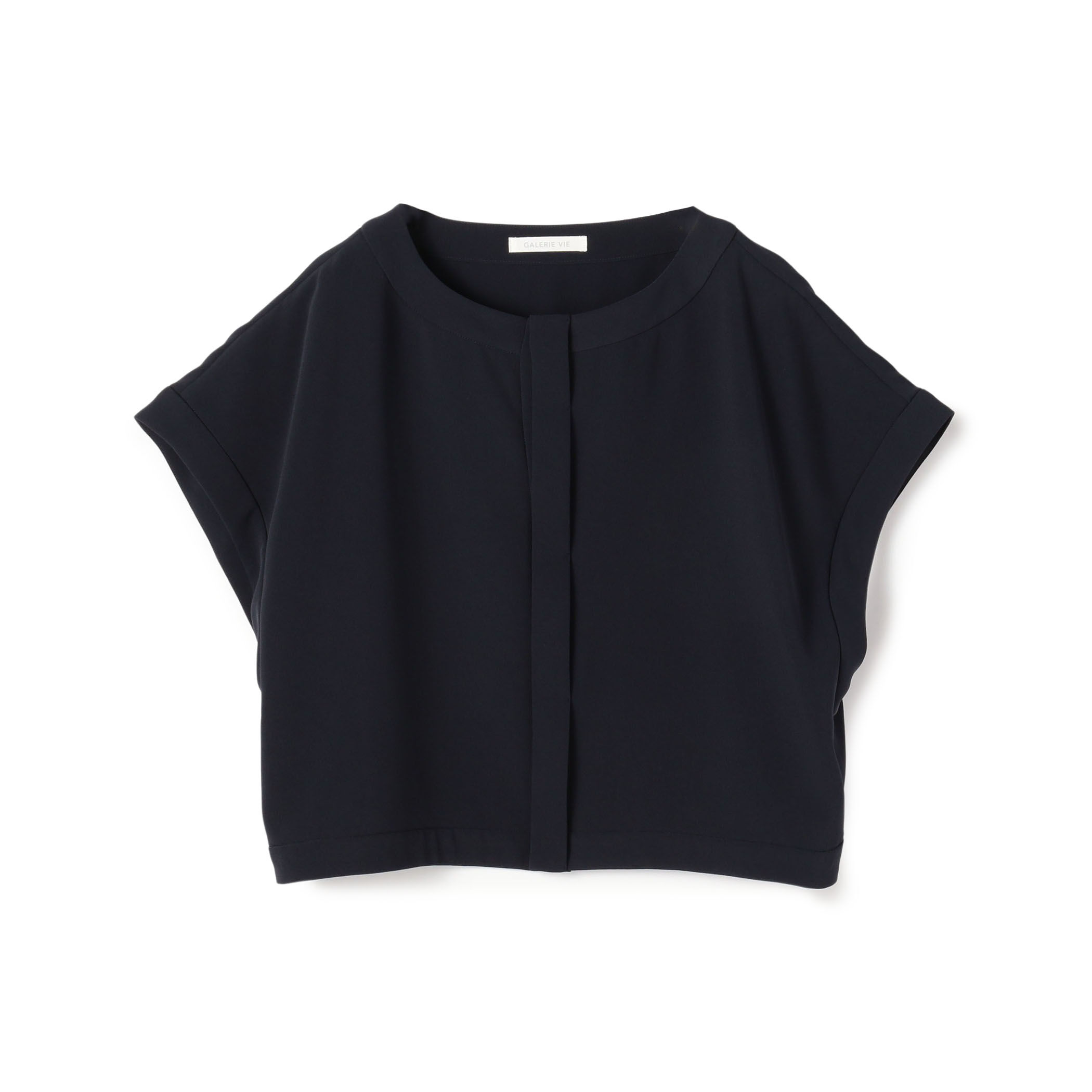 GALERIE VIE ダブルクロスVネックスリーブレスベスト MORE10%OFF対象〉□ダブルクロス Vネックスリーブレスベスト