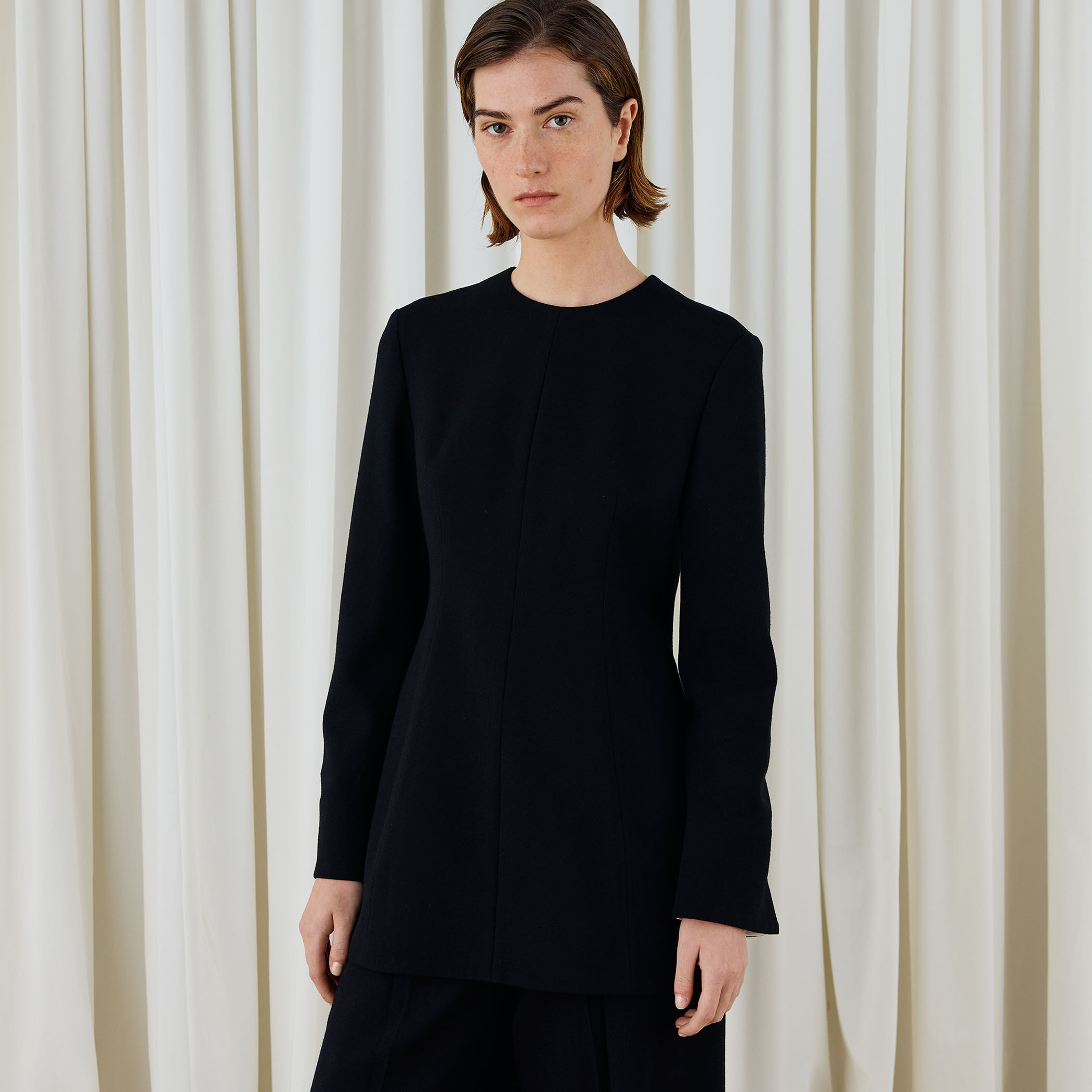 ウールジョーゼット プルオーバーブラウス｜トゥモローランド 公式通販