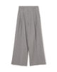 ウールカシミヤブレンド プリーツトラウザーパンツ WWWF1096