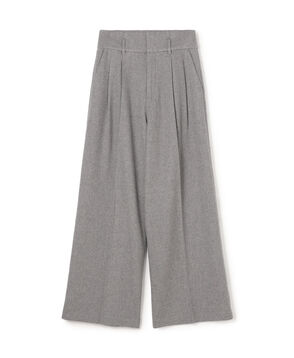 ウールカシミヤブレンド プリーツトラウザーパンツ WWWF1096