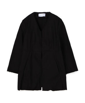 Tu es mon Tresor V-neck コットン ジャケット