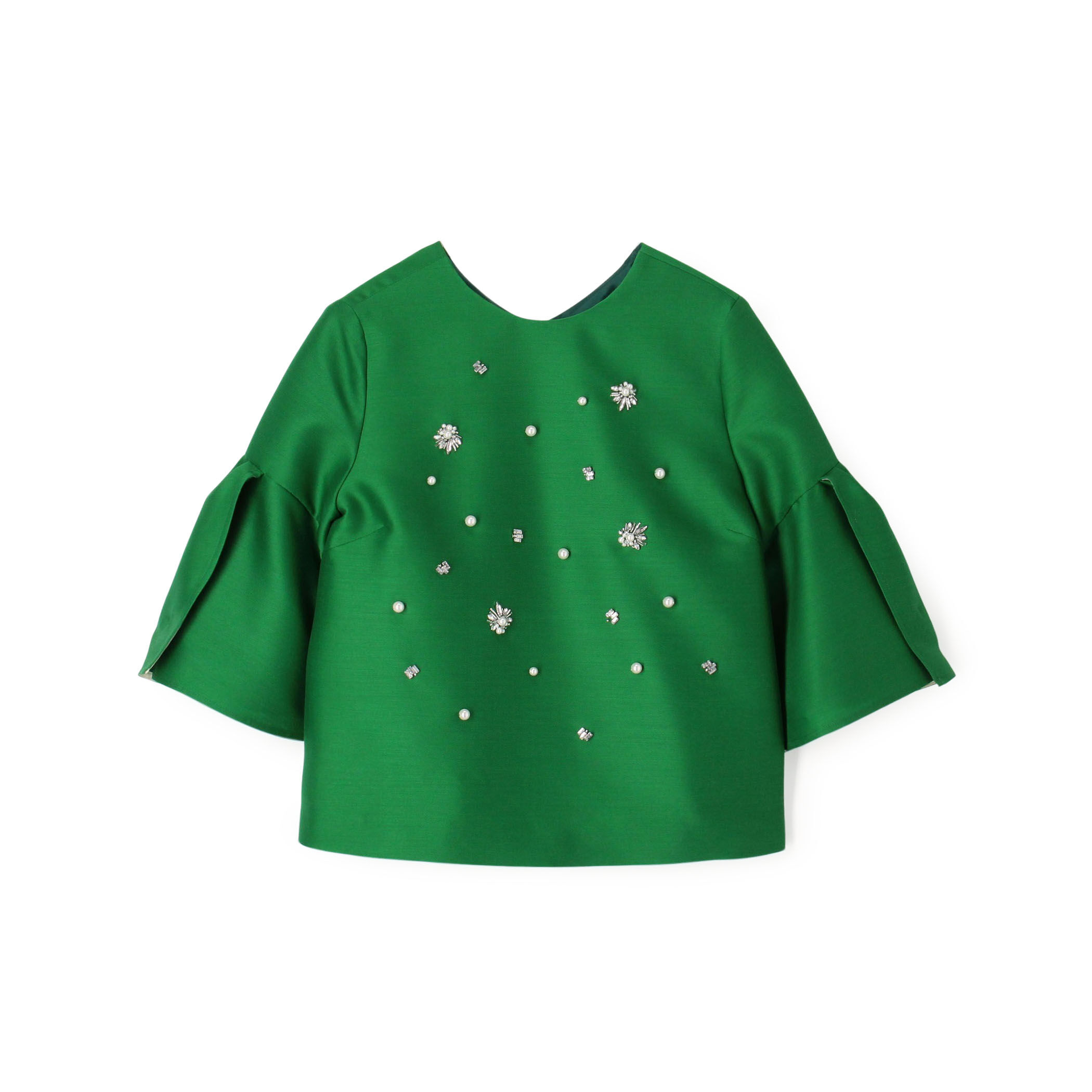 flicka トップス 別注】FLICKA for TOMORROWLAND with bijou トップス