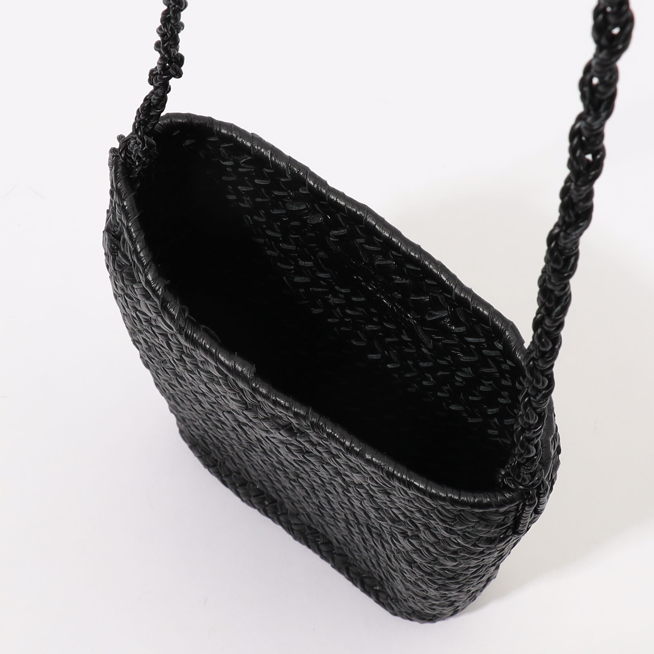 Aeta THIN BASKET BLACK ブラック かごバッグ　ショルダー Aeta Thin Basket Bag XS Leather Black – Neighbour