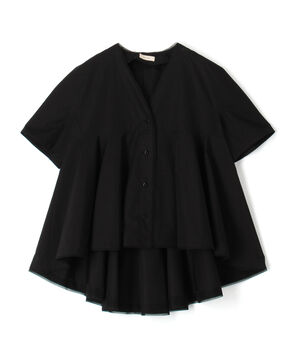 【WEB先行予約】コットンタイプライター フレアテールブラウス