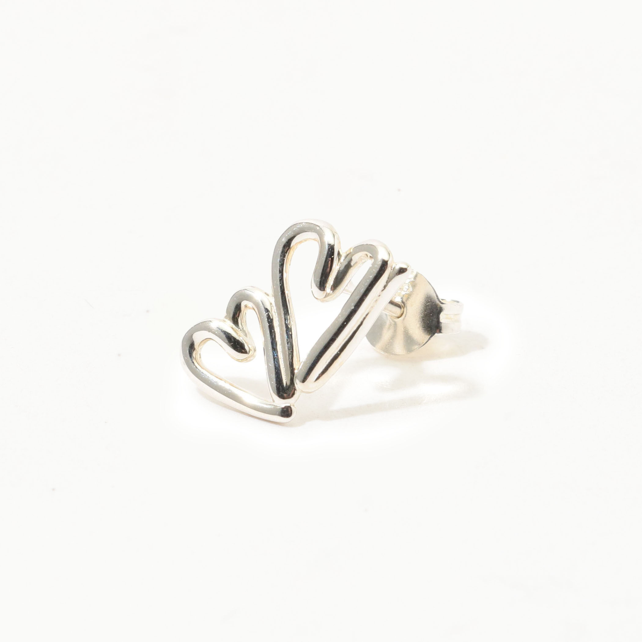 BAR Jewellery TWO HEARTS シルバーピアス｜トゥモローランド