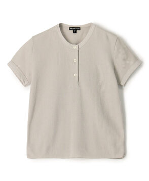 コットンリネンワッフル ヘンリーネックプルオーバー WCLW3146