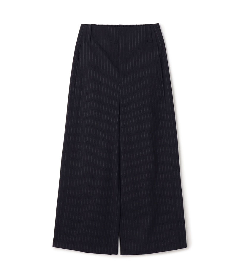 ■レーヨンリネンコットン フレアクロップドパンツ