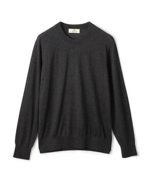 カシミヤ クルーネックプルオーバー Cariaggi
