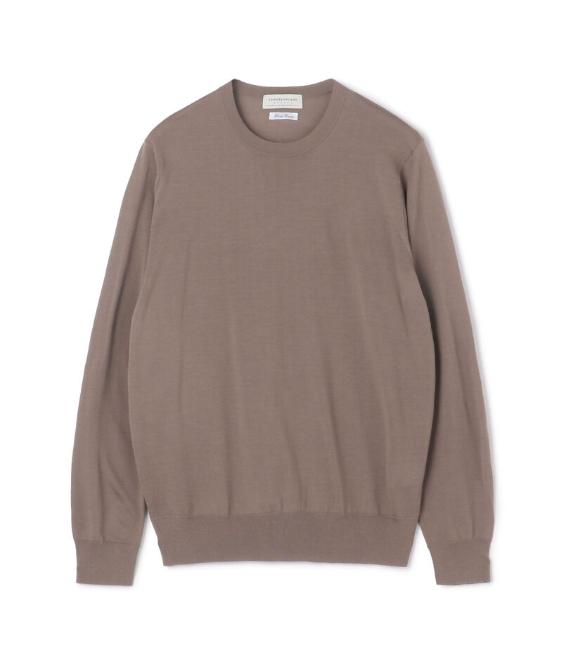 TOMORROWLAND tricot スーパーファインメリノウール クルーネックプルオーバー S-WOOL