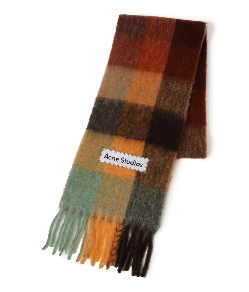 Acne Studios モヘヤチェックスカーフ