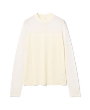 ハイツイストシルクストレッチ ハイネックプルオーバー