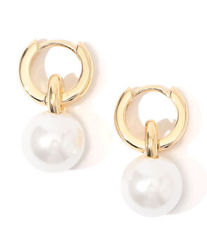 Kenneth Jay Lane　パールフープピアス