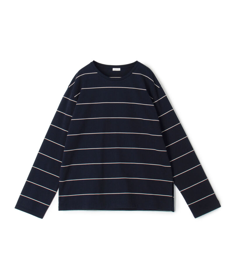 ファインコットン クルーネックプルオーバー