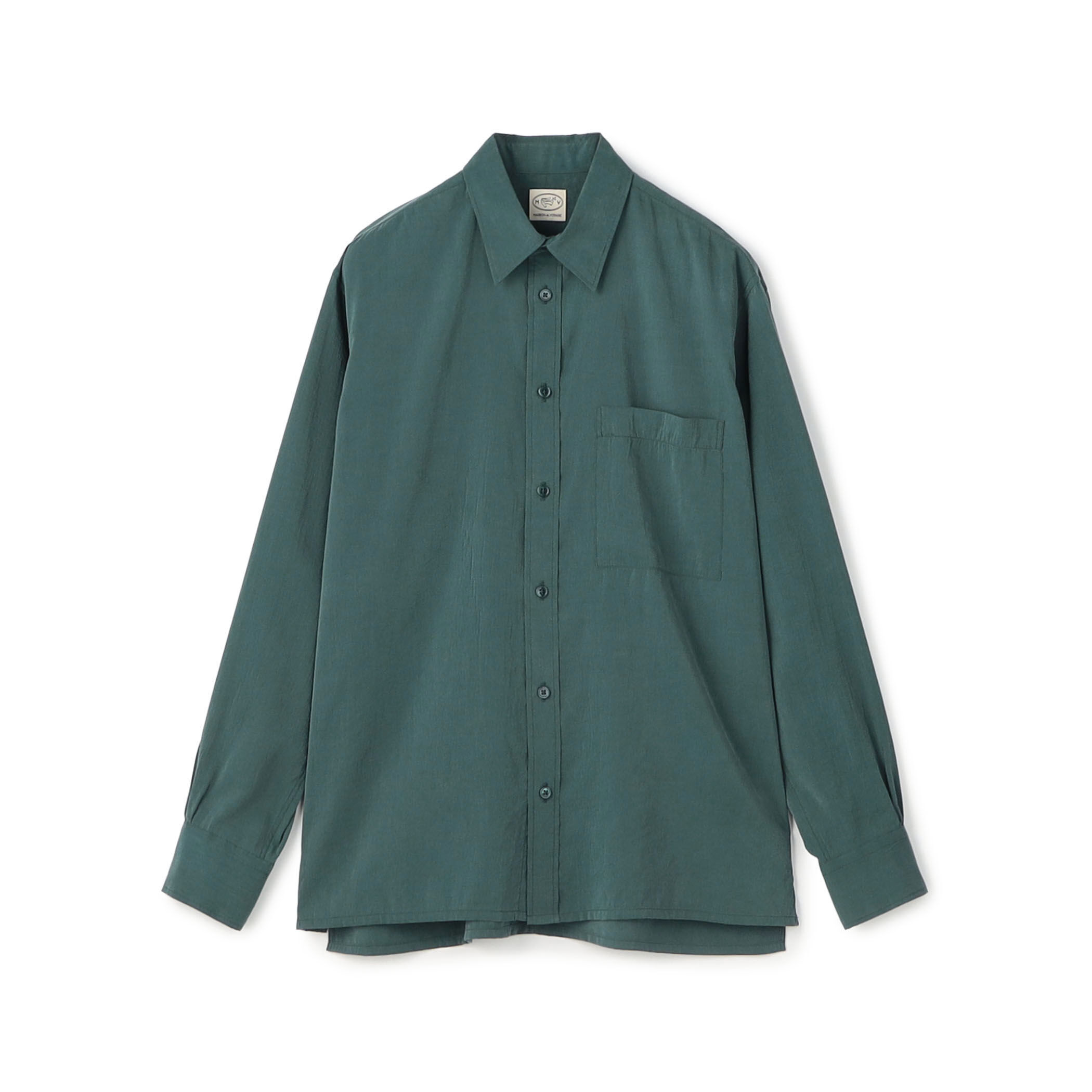 シルクナイロン レギュラーカラーシャツ｜トゥモローランド 公式通販