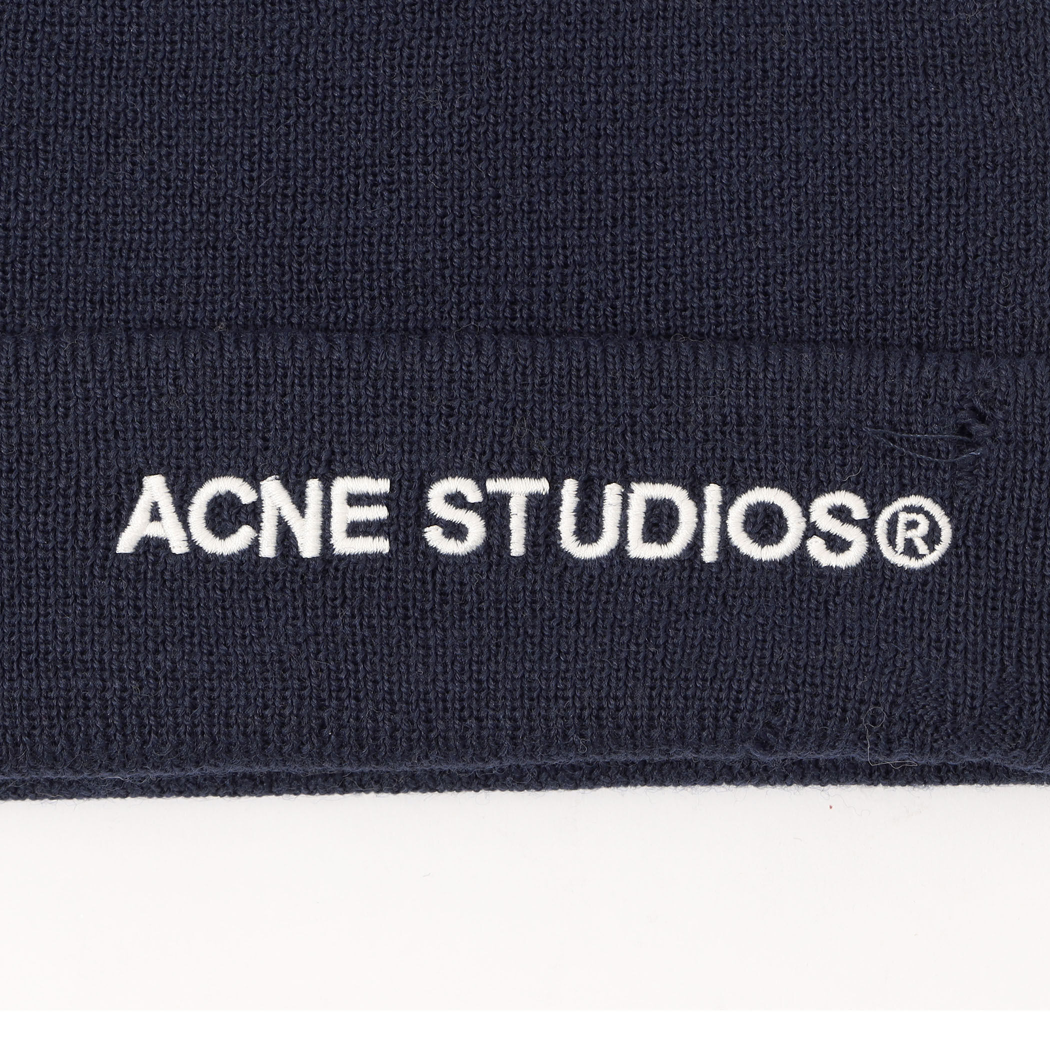 【美品/青山店購入】Acne Studios ニット帽 ユニセックス 23AW NEW】Acne Studios / リブ編みビーニー/ユニセックス/3色