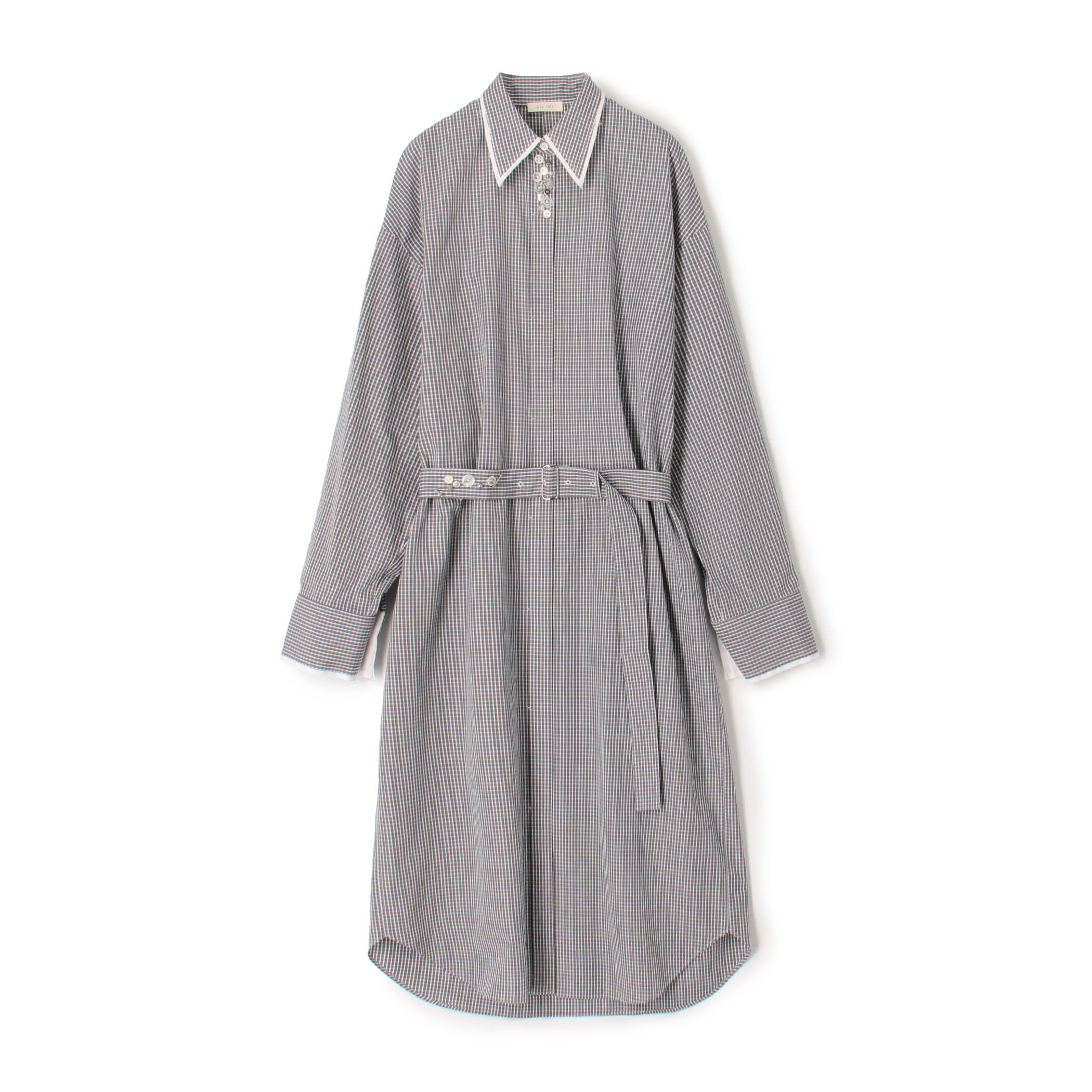 コンパクトプレーンコットン シャツワンピース｜トゥモローランド 公式通販
