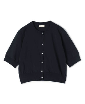 【WEB先行予約】ドライコットン ハーフスリーブカーディガン