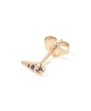 Metier Mini Point Rhombus Gemstone Studs 片耳ピアス