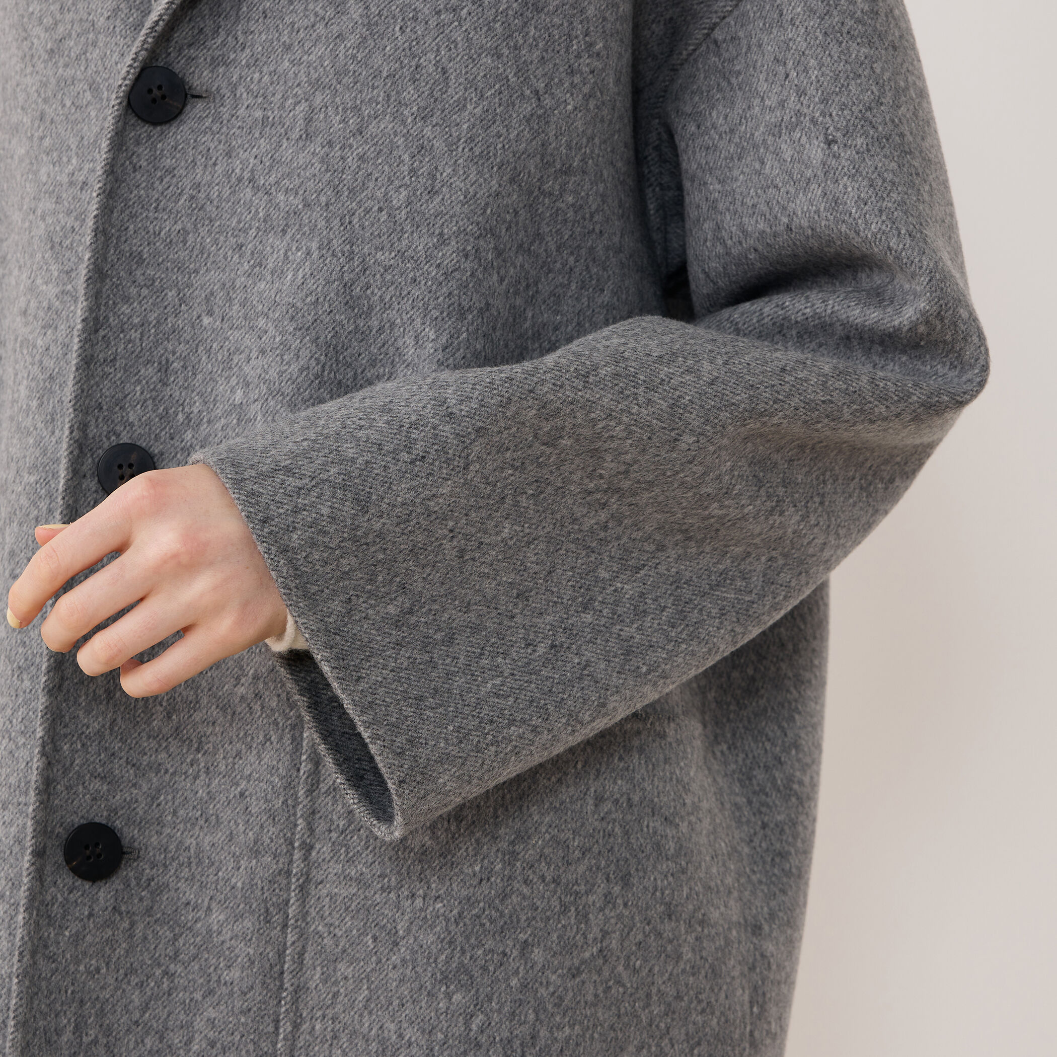 ウールダブルフェイス キモノスリーブコート｜トゥモローランド 公式通販