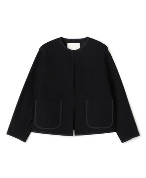 【WEB先行予約】アラベスクジャカード クルーネックジャケット