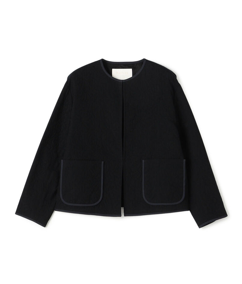 【WEB先行予約】アラベスクジャカード クルーネックジャケット