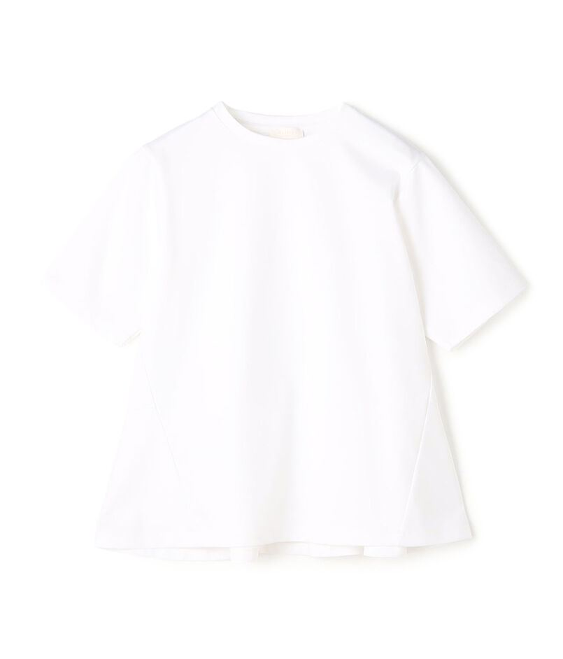 スーピマモクロディ ペプラムTシャツ
