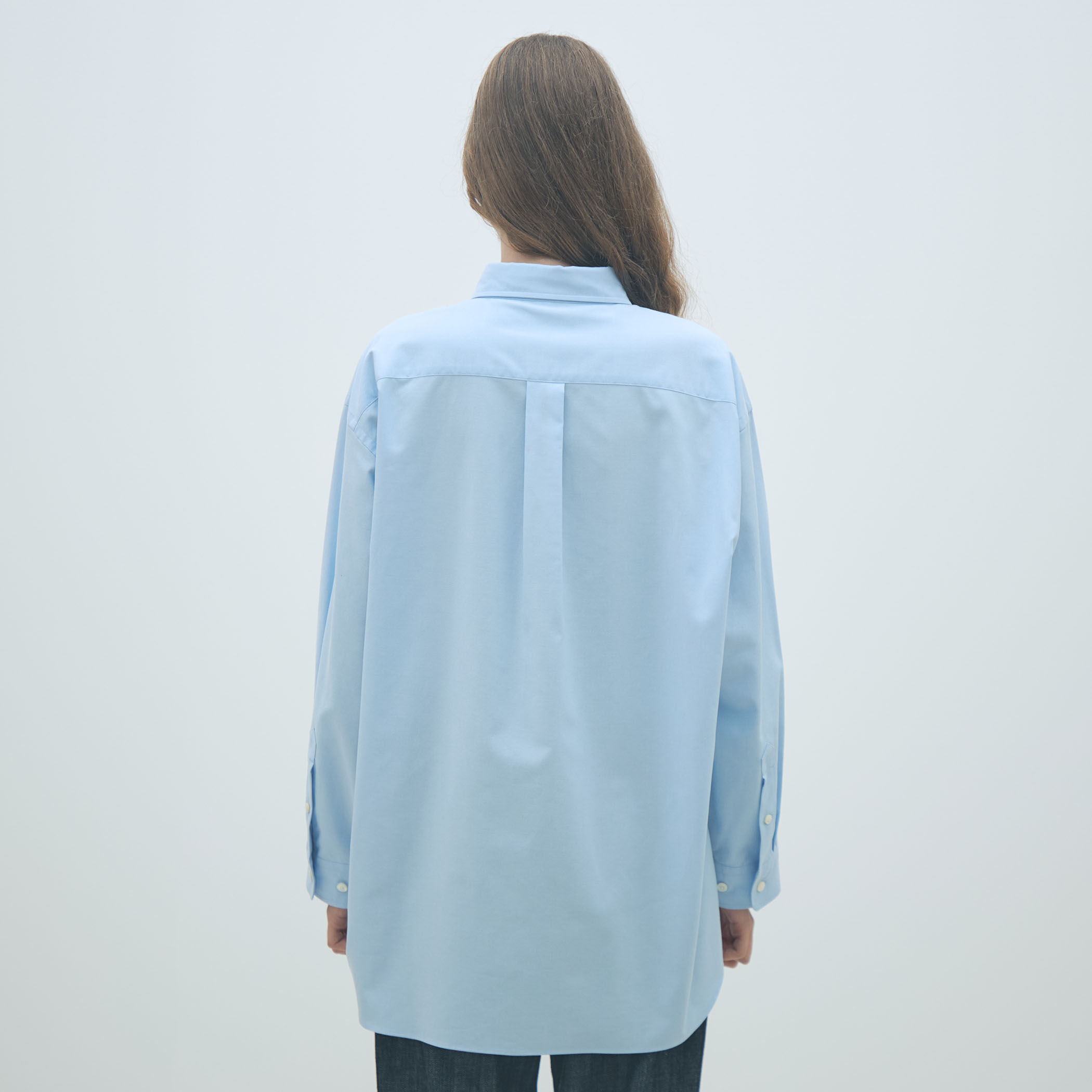 コットンオックスフォード ボタンダウンシャツ