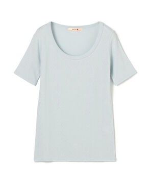 ハイツイストレース コットンハーフプルオーバー