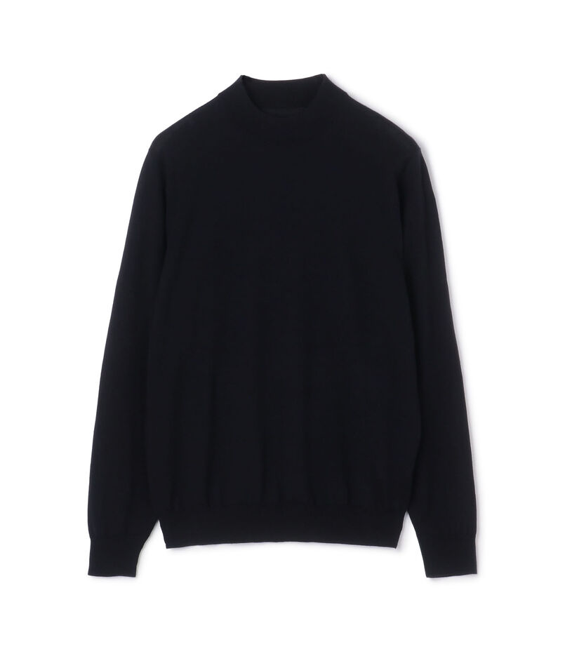 TOMORROWLAND tricot スーパーファインメリノウール モックネックプルオーバー S-WOOL