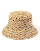 KIJIMA TAKAYUKI RAFFIA HONEYCOMB BRAID BUCKET HAT