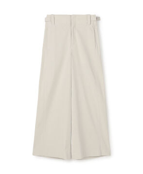 ナチュラルスラブストレッチ セミワイドパンツ