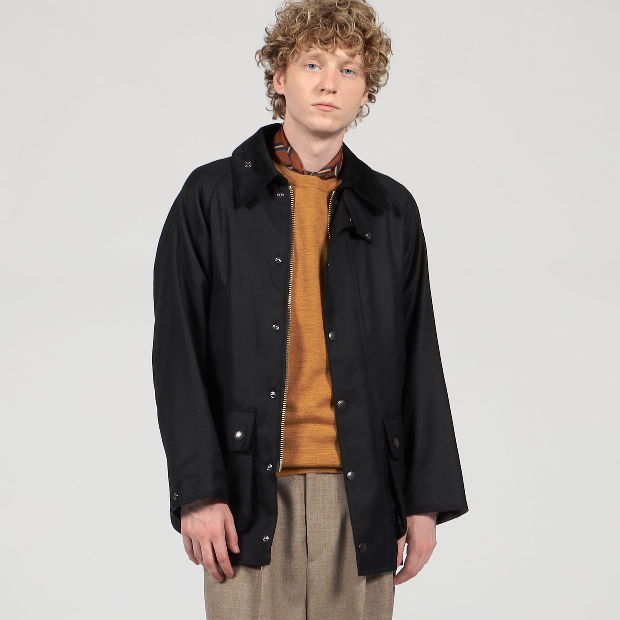 別注】Barbour CL BEAUFORT ウールブルゾン DORMEIUL