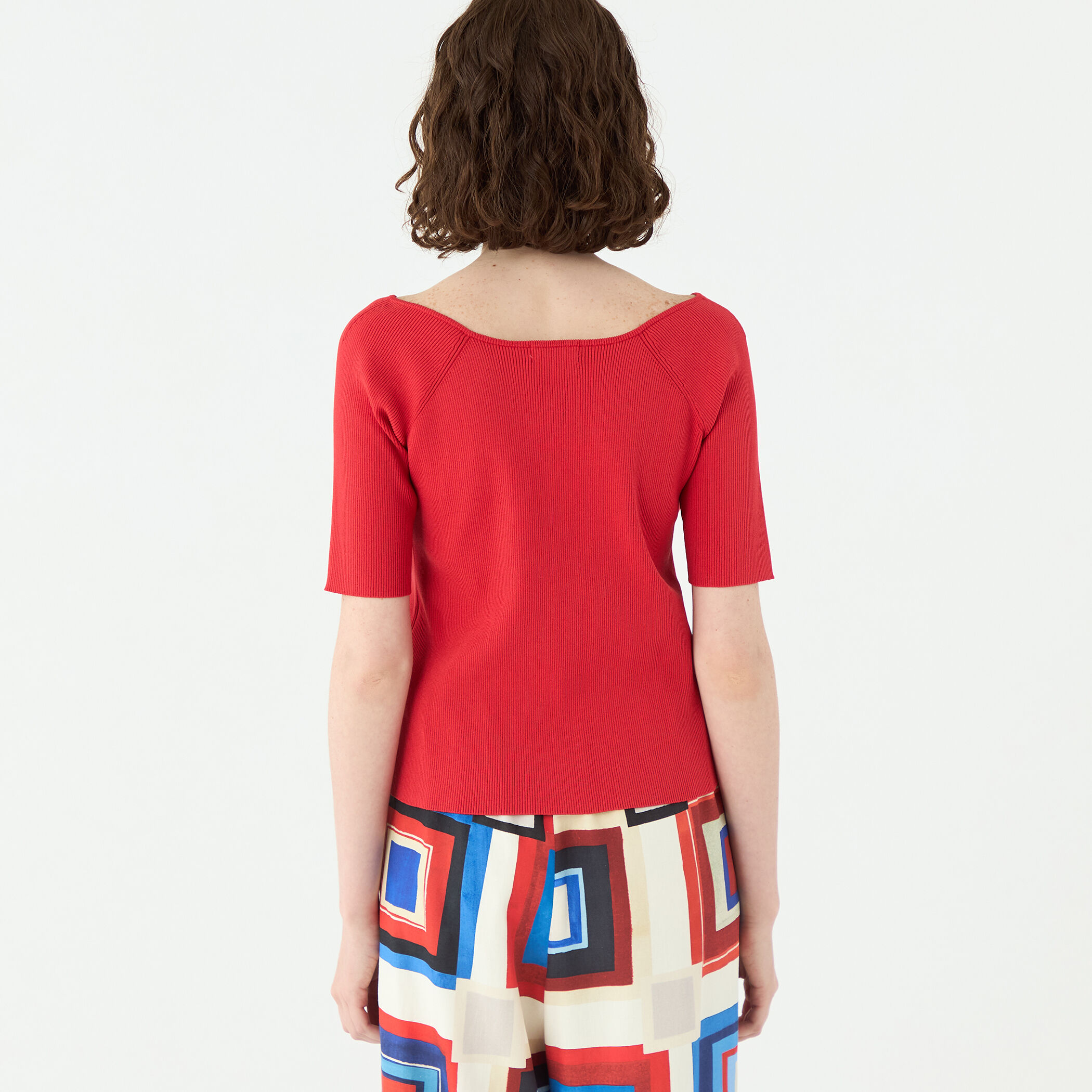 ポリエステルコットンリブ 2-wayプルオーバー｜トゥモローランド