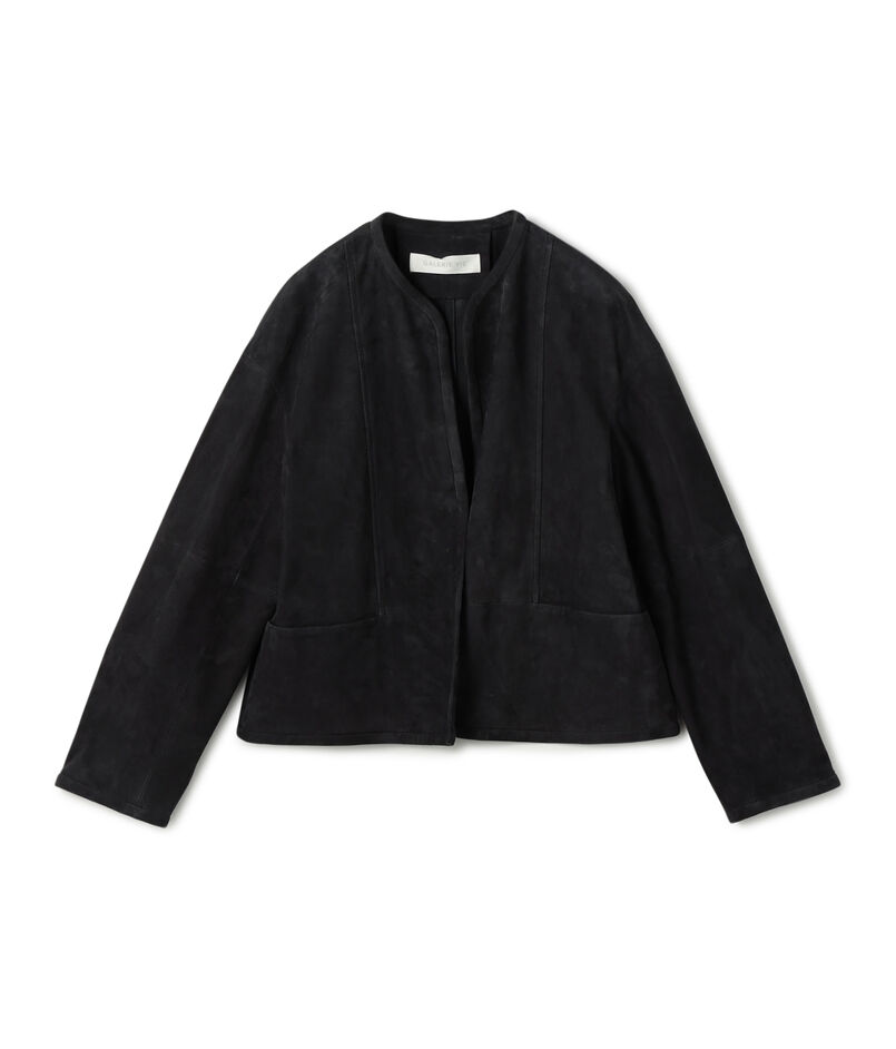 ゴートスウェード ボックスジャケット