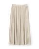 スエードサテン プリーツスカート