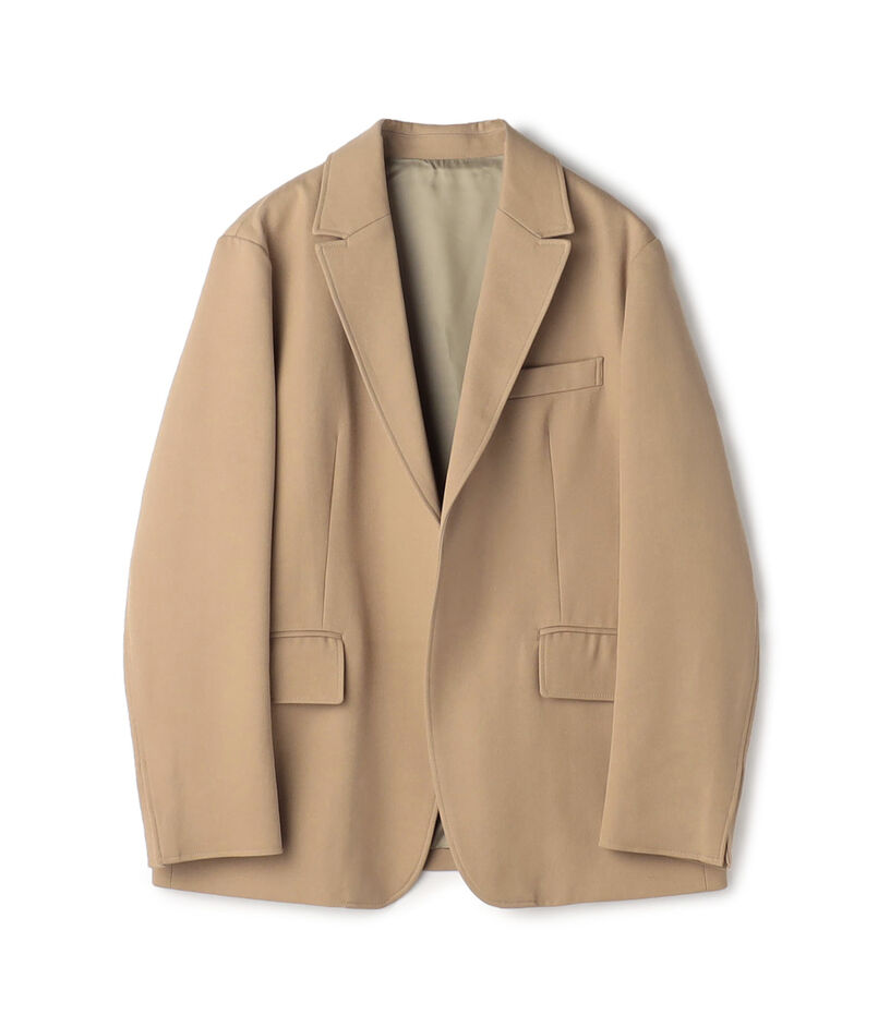 コットンウールトリコチン ボックスジャケット