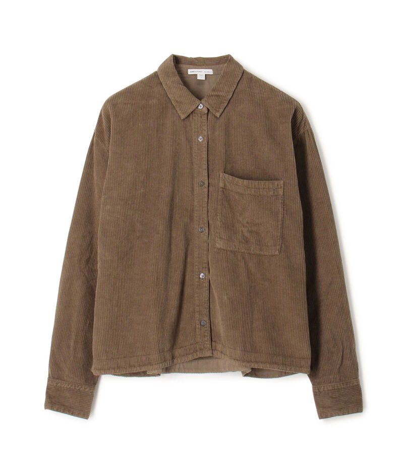 コットンコーデュロイ ボクシーシャツ WLWW3894
