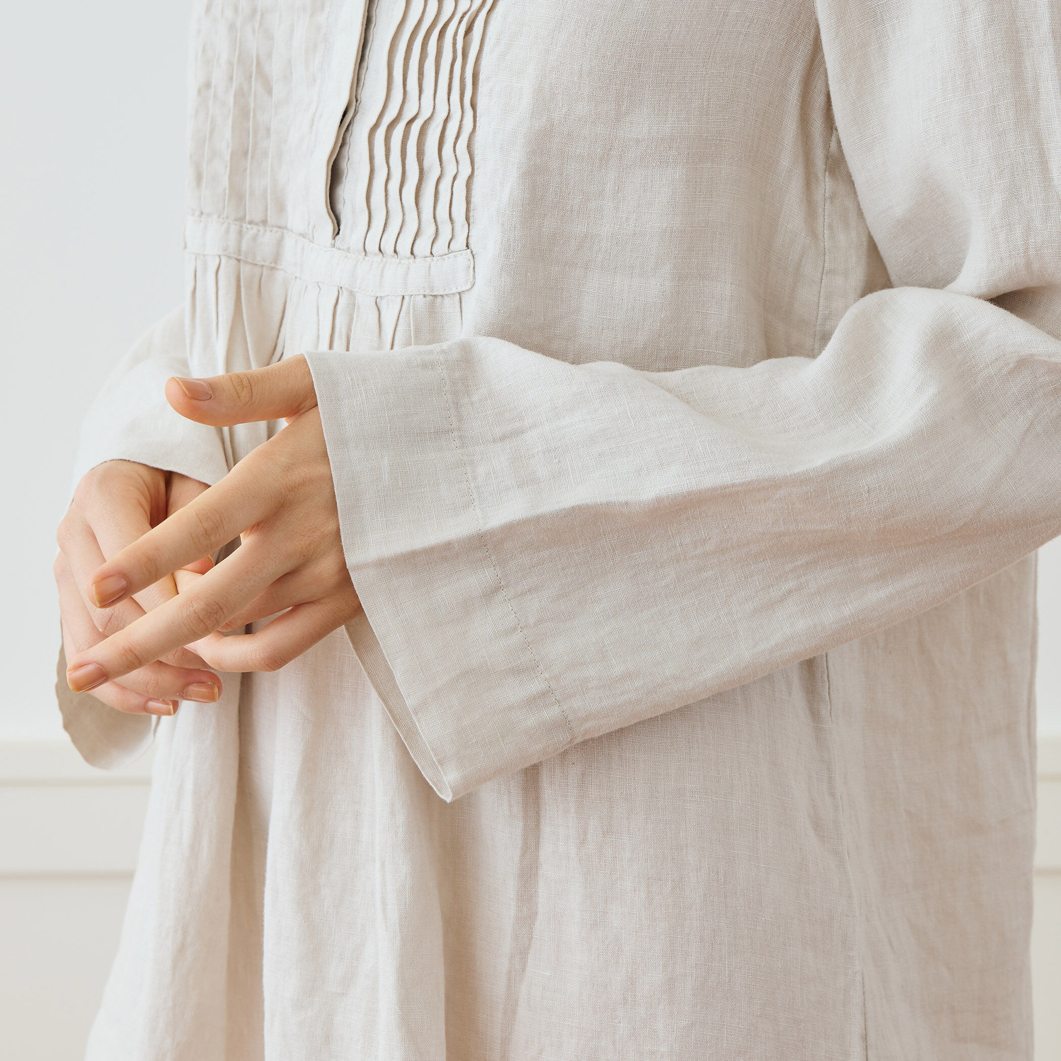 リネン ピンタックワンピース WKO6799｜トゥモローランド 公式通販