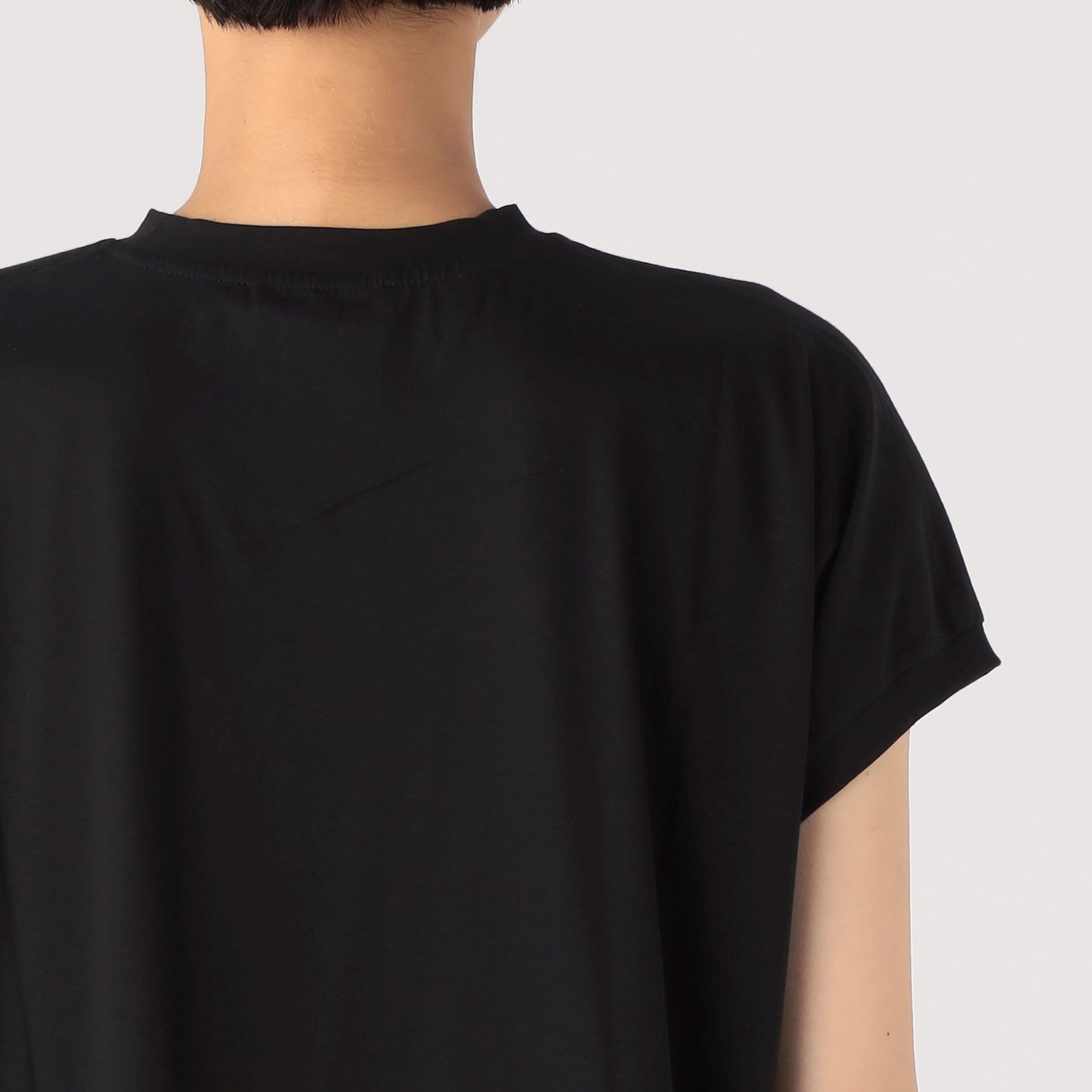 ATON パープル＆カーキ　半袖Tシャツ ATON｜エイトンのTシャツ/カットソー（グリーン・カーキ/緑色系