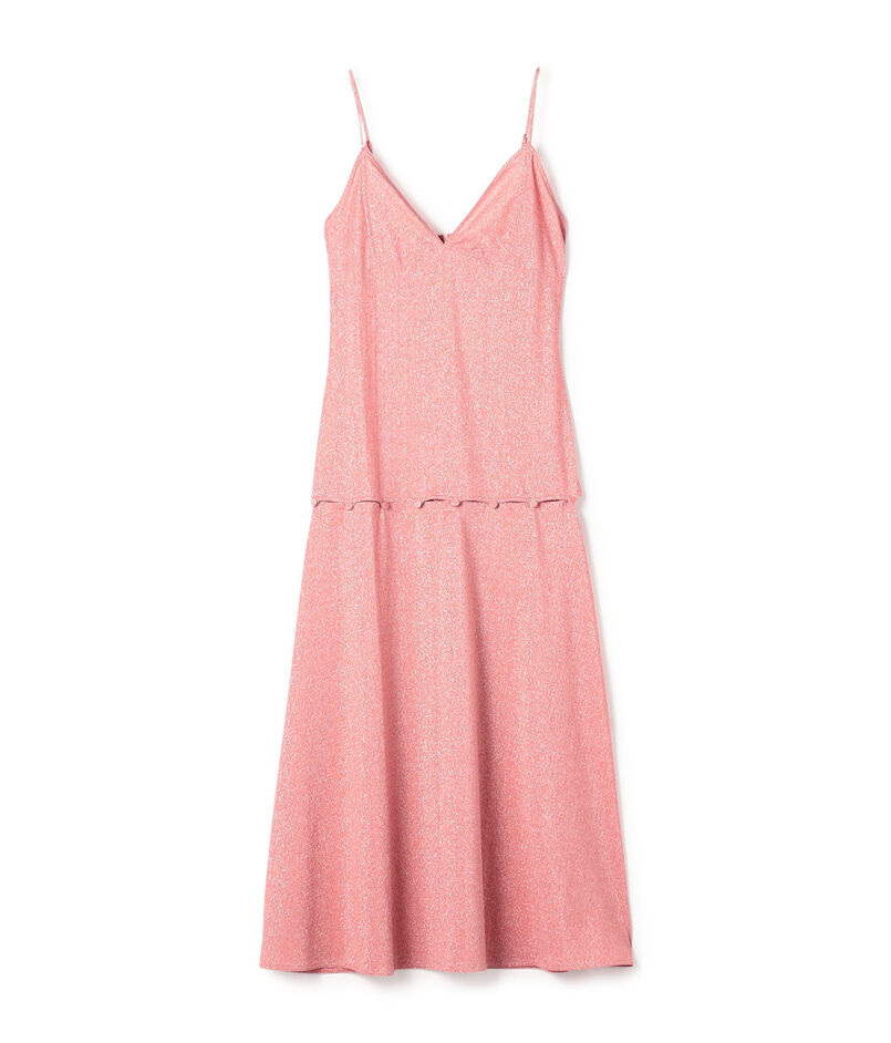 KANAKO SAKAI METALLIC SLIP DRESS