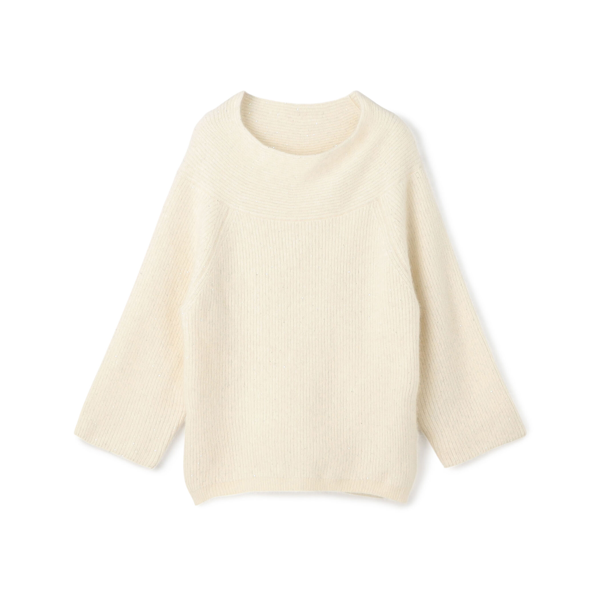 フォックスカシミヤ オフショルダープルオーバー｜トゥモローランド