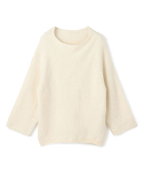 フォックスカシミヤ オフショルダープルオーバー