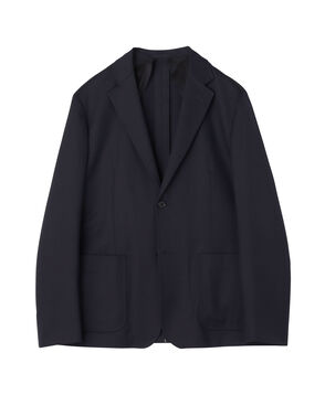 ウールポリエステル シングルブレステッド 2Bジャケット V.B.CANONICO