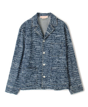 MARNI Logo Western Denim Shirt